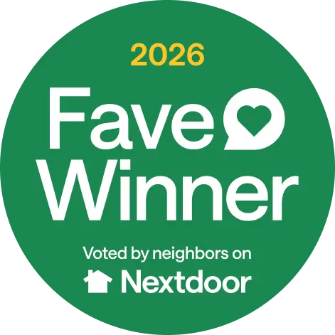 2026 Nextdoor Fave Winner Sticker